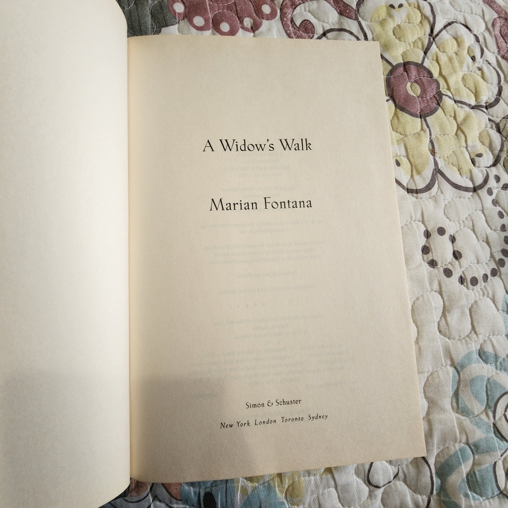 A Widow's Walk By Marian Fontana